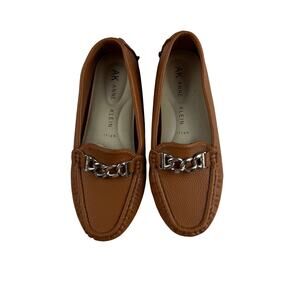 Anne Klein Women's Chrystie Moccasin Cognac 8.5M
